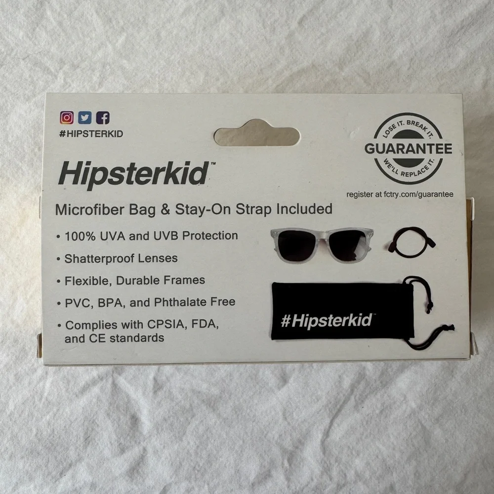 Hipsterkid Black Baby Sunglasses - Polarized w/Guarentee